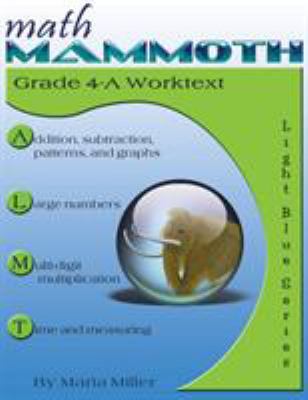 Math Mammoth Grade 4-A Worktext 1942715129 Book Cover