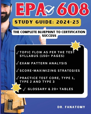 EPA 608 Study Guide: Comprehensive Test Prep, I... 1763512517 Book Cover