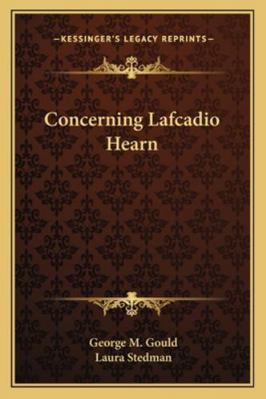 Concerning Lafcadio Hearn 1162994223 Book Cover