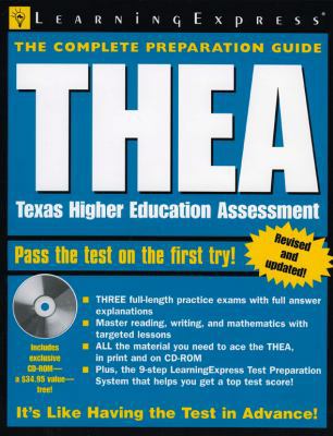 THEA: Texas Higher Education Assessment [With C... 1576854752 Book Cover