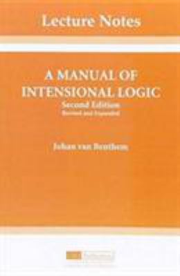 A Manual of Intensional Logic 0937073296 Book Cover