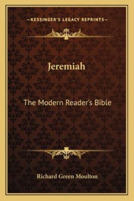 Jeremiah: The Modern Reader's Bible 116327075X Book Cover