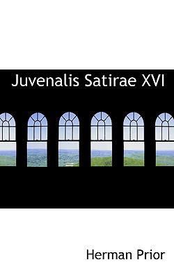 Juvenalis Satirae XVI 0554643774 Book Cover