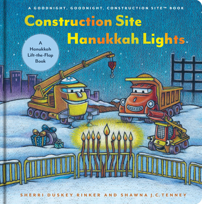 Construction Site Hanukkah Lights: A Hanukkah L... 1797226746 Book Cover