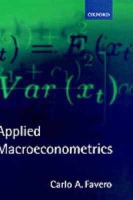 Applied Macroeconometrics 0198296851 Book Cover