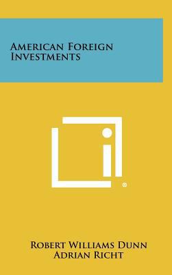 American Foreign Investments 1258306492 Book Cover