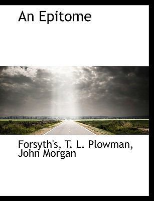 An Epitome 1140567772 Book Cover