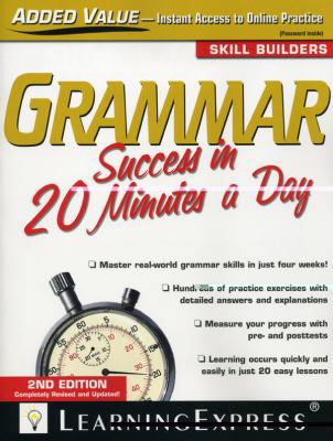 Grammar Success in 20 Minutes a Day [With Acces... 1576857212 Book Cover