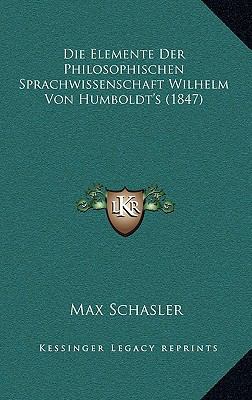 Die Elemente Der Philosophischen Sprachwissensc... [German] 1166836819 Book Cover