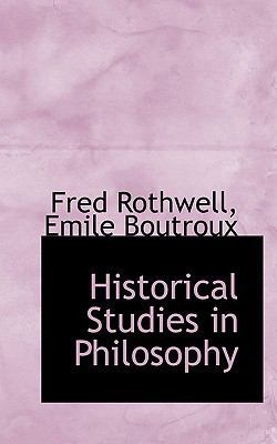 Historical Studies in Philosophy 1117339246 Book Cover