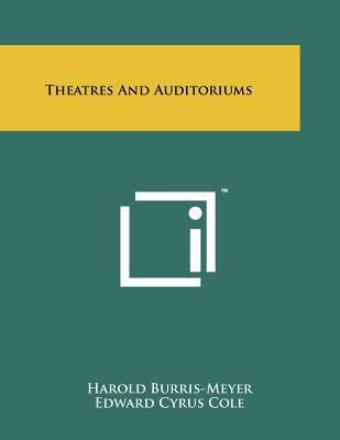 Theatres And Auditoriums 1258249634 Book Cover