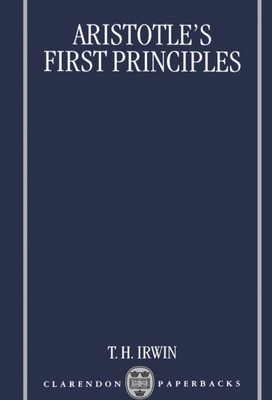 Aristotle's First Principles 0198242905 Book Cover