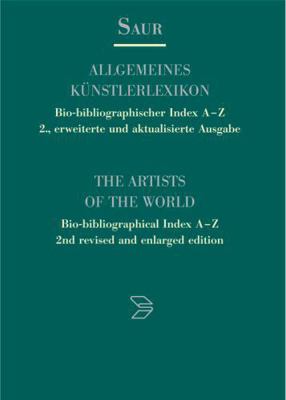 Allgemeines Kunstlerlexikon. Bio-bibliographisc... 3598245572 Book Cover