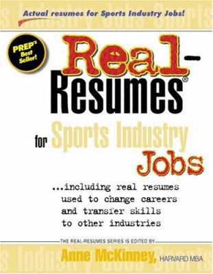 Real-Resumes for Sports Industry Jobs 1885288417 Book Cover