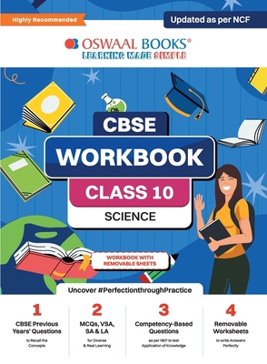 Oswaal CBSE Workbook Science Class 10 Updated a... 9359580260 Book Cover