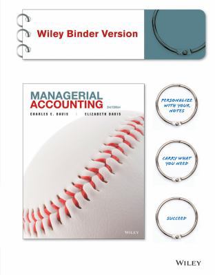 Managerial Accounting 1118338448 Book Cover