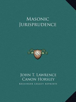 Masonic Jurisprudence 1169769810 Book Cover