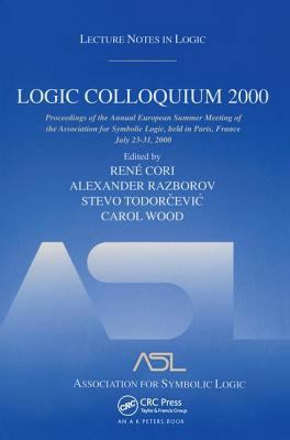 Logic Colloquium 2000 (Hardcover): Lecture Note... 1568812523 Book Cover