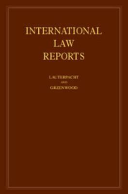 International Law Reports 0521563119 Book Cover