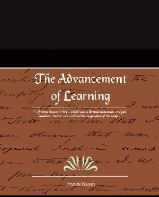 The Advancement of Learning 1605976504 Book Cover