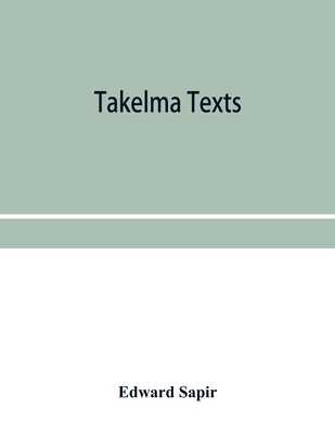 Takelma texts 9353956633 Book Cover