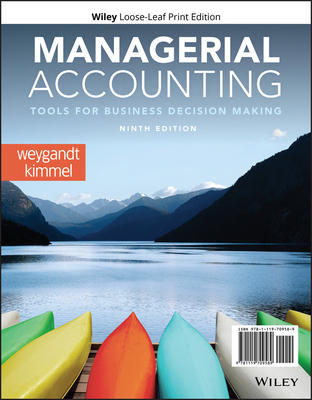 Managerial Accounting: Tools for Business Decis... 111970958X Book Cover