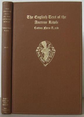 The English Text of the Ancrene Riwle, British ... 0197222250 Book Cover