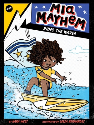 Mia Mayhem Rides the Waves            Book Cover