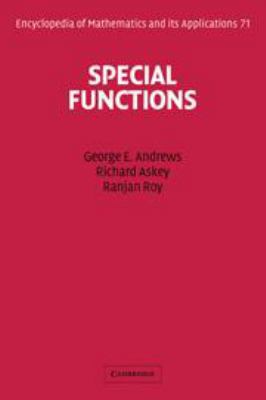Special Functions 1107325935 Book Cover
