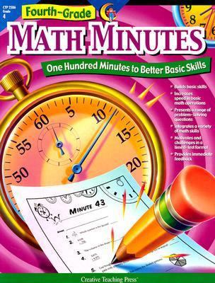 Fourth-Grade Math Minutes: One Hundred Minutes ... 1574718150 Book Cover