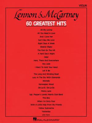 Lennon & McCartney - 60 Greatest Hits 0793533007 Book Cover