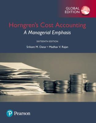 Horngren's Cost Accounting: A Managerial Emphas... [Spanish] 1292211547 Book Cover