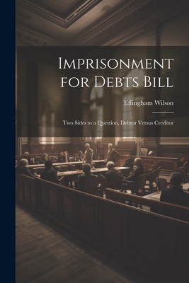 Imprisonment for Debts Bill: Two Sides to a Que... 1022009516 Book Cover