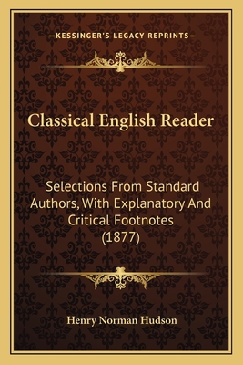 Classical English Reader: Selections From Stand... 1164606832 Book Cover