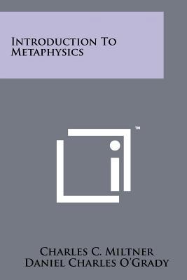 Introduction To Metaphysics 1258135027 Book Cover