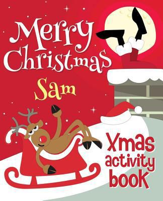 Merry Christmas Sam - Xmas Activity Book: (Pers... 198126910X Book Cover