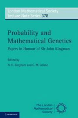Probability and Mathematical Genetics: Papers i... 1139107178 Book Cover