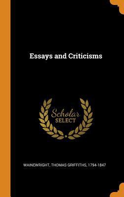 Essays and Criticisms 0353090204 Book Cover