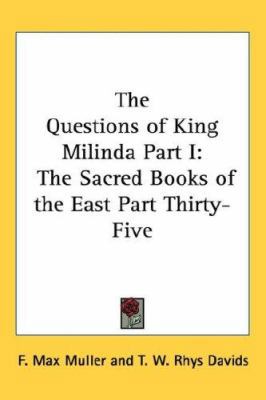 The Questions of King Milinda Part I: The Sacre... 1432616315 Book Cover
