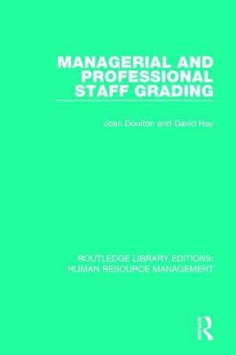 Managerial and Professional Staff Grading 1138286516 Book Cover