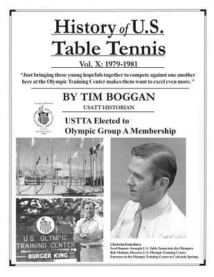 History of U.S. Table Tennis Volume 10 1496000102 Book Cover