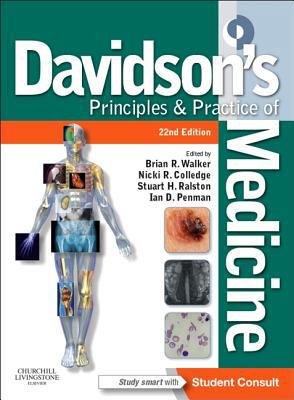 Davidson's Principles & Practice of Medicine [Large Print] 0702050350 Book Cover