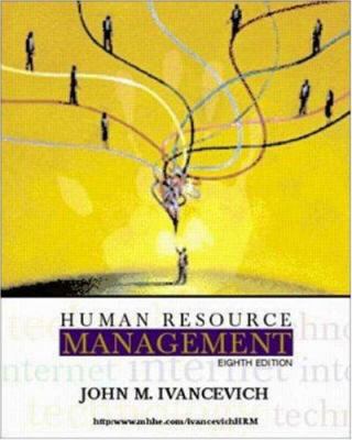 Human Resource Management 0072312688 Book Cover