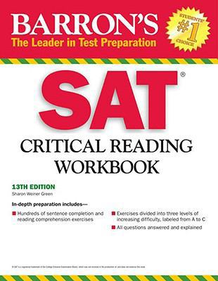 Barron's SAT Critical Reading Workbook 0764141953 Book Cover