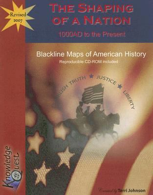 The Shaping of a Nation: Blackline Maps of Amer... 1932786309 Book Cover