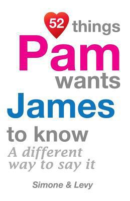 52 Things Pam Wants James To Know: A Different ... 1511946148 Book Cover