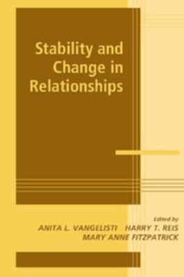 Stability and Change in Relationships 052179076X Book Cover
