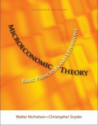 Microeconomics Theory (Book Only) 1111222908 Book Cover