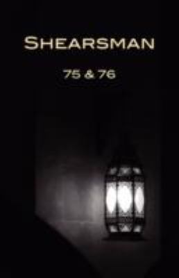Shearsman 75 & 76 1905700741 Book Cover