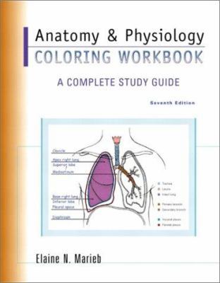 Anatomy & Physiology Coloring Workbook: A Compl... 0805359036 Book Cover